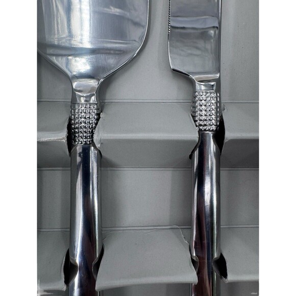 Neil Lane By Fortessa Two Piece Cake Service Fast Shipping - Picture 3 of 12